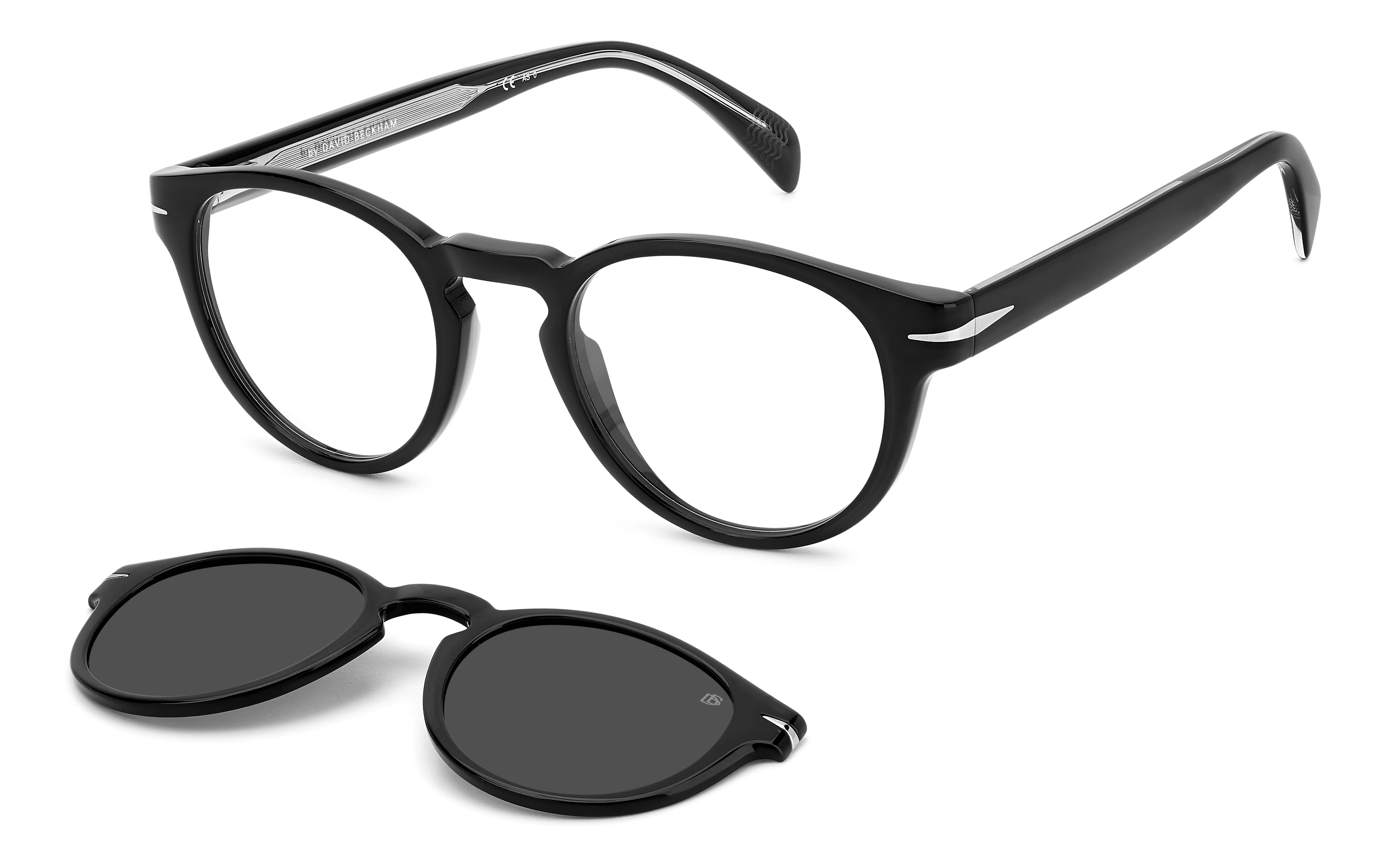 DAVID BECKHAM DB 7104/CS 807/M9 Occhiali da sole Acetato Nero Pantos - immagine 1