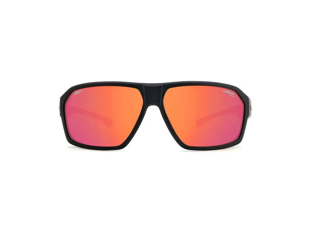 Carrera Ducati CARDUC 020/S OIT/UZ Occhiali da sole Plastica Nero/Rosso Arancione Squadrata Specchiate - immagine 2