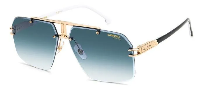 Carrera CARRERA 1054/S J5G/08 Occhiali da sole Metallo Oro Blu Squadrata Sfumato - immagine 1