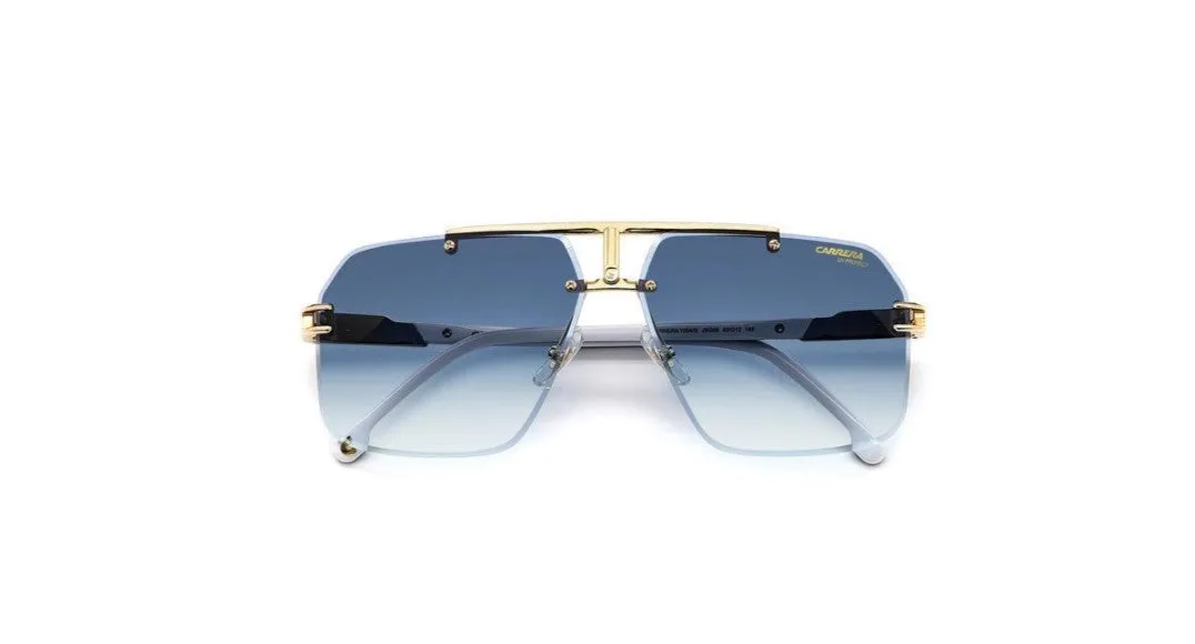 Carrera CARRERA 1054/S J5G/08 Occhiali da sole Metallo Oro Blu Squadrata Sfumato - immagine 3