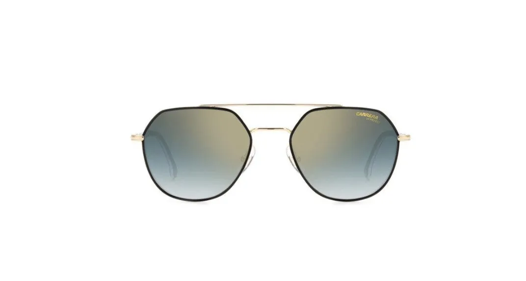 Carrera CARRERA 303/S 2M2/1V Occhiali da sole Metallo Oro Blu Geometrica Normale Sfumato - immagine 2
