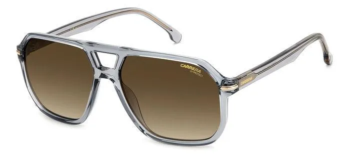 Carrera CARRERA 302/S KB7/HA Occhiali da sole Acetato Grigio Marrone Squadrata Normale Sfumato - immagine 1
