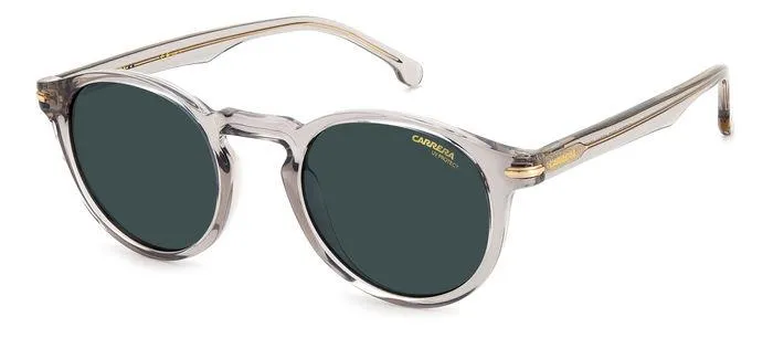 Carrera CARRERA 301/S KB7/KU Occhiali da sole Acetato Grigio Blu Rotonda - immagine 1