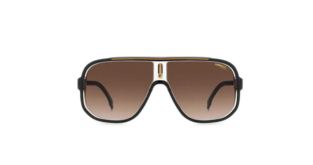 Carrera CARRERA 1058/S 2M2/HA Occhiali da sole Plastica Nero Marrone Squadrata Sfumato - immagine 2
