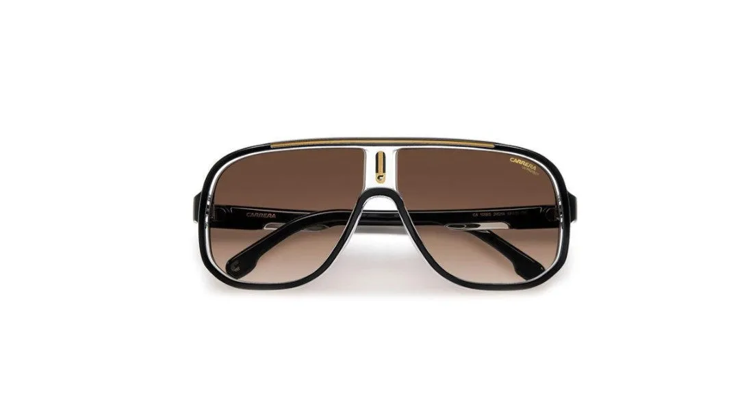 Carrera CARRERA 1058/S 2M2/HA Occhiali da sole Plastica Nero Marrone Squadrata Sfumato - immagine 3