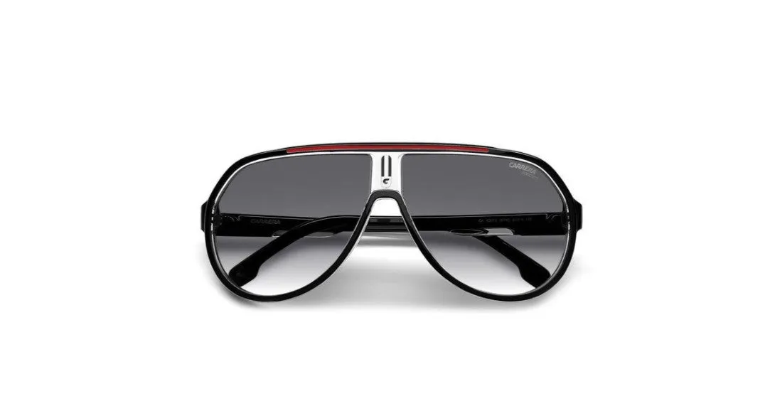 Carrera CARRERA 1057/S OIT/9O Occhiali da sole Plastica Nero/Rosso Grigio Pilot Sfumato - immagine 3