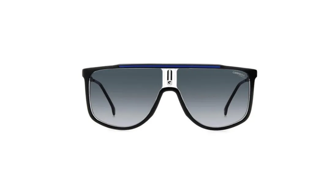 Carrera CARRERA 1056/S D51/08 Occhiali da sole Plastica Nero Blu Squadrata Sfumato - immagine 2