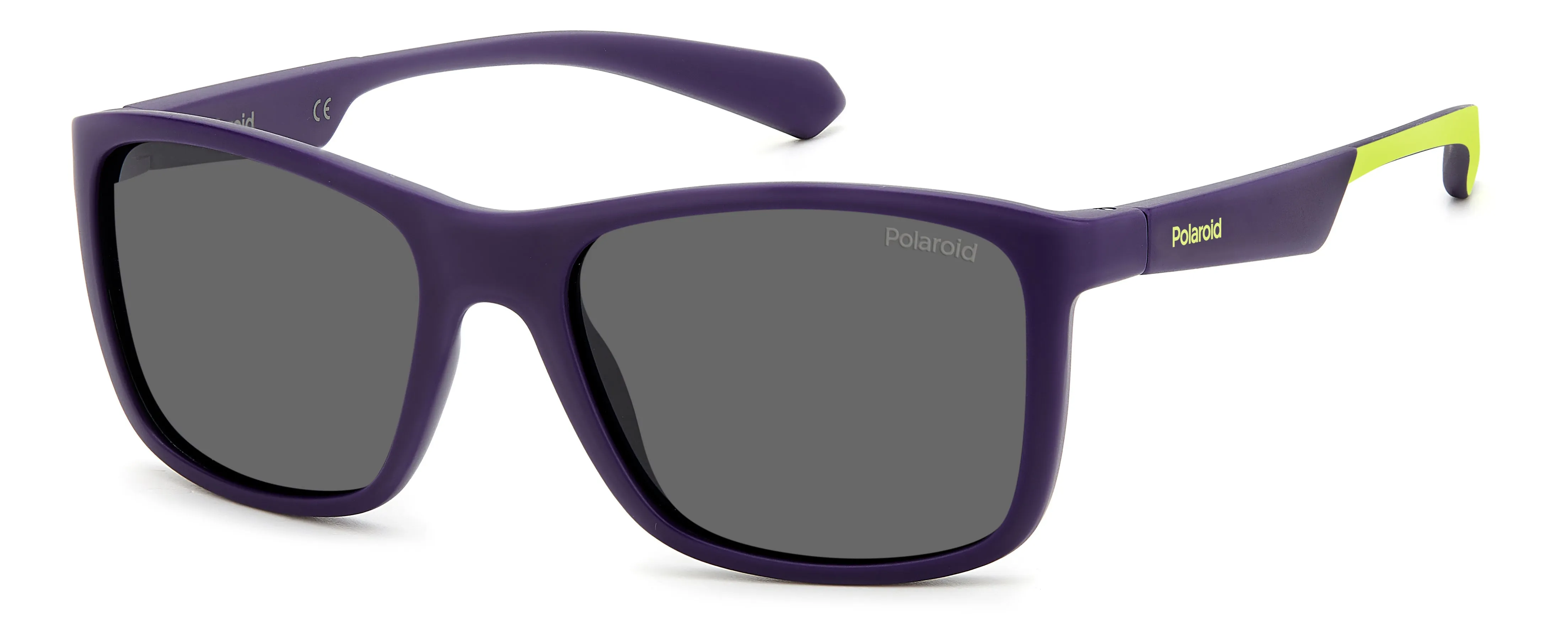 Polaroid Junior Polaroid PLD 8053/S 80Z/M9 Occhiali da sole bambino Plastica Blu opaco Grigio Squadrata Polarizzata - immagine 1