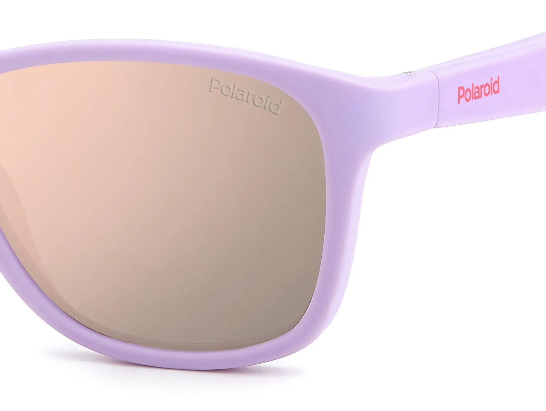 Polaroid Junior Polaroid PLD 8052/S QCK/JQ Occhiali da sole bambino Plastica Viola opaco Multicolore Squadrata Polarizzata Multistrato - immagine 4