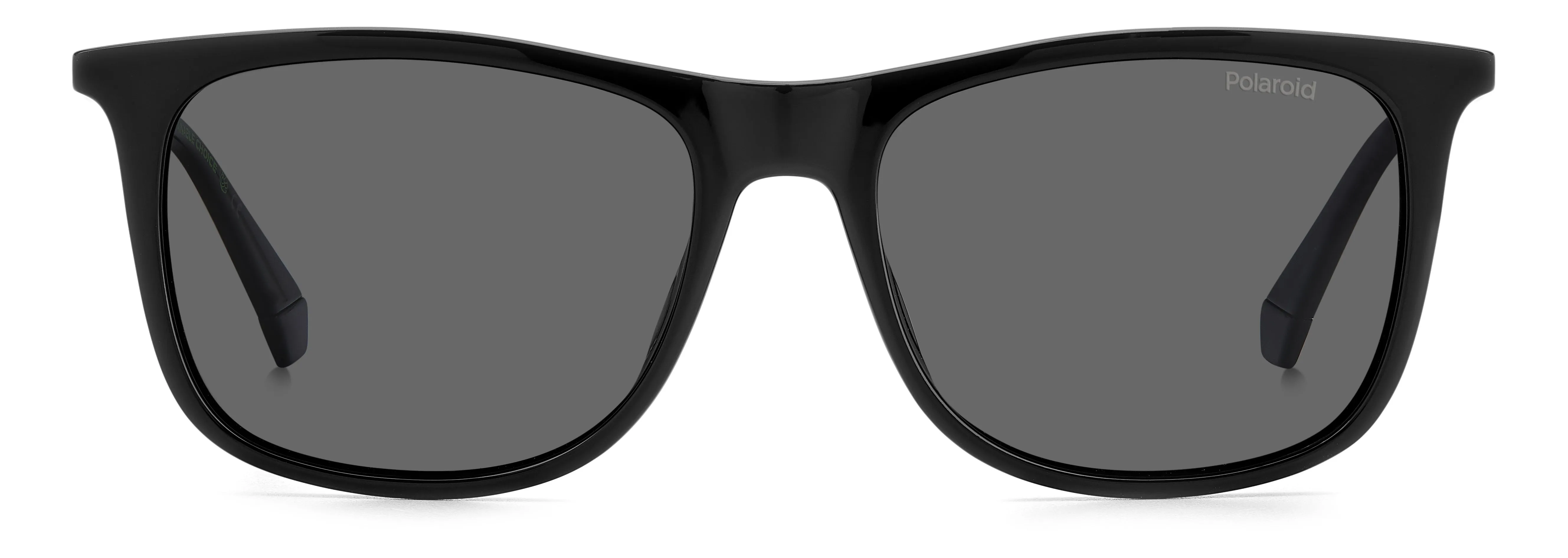 Polaroid PLD 4145/S/X 807/M9 Occhiali da sole Plastica Nero Grigio Squadrata Polarizzata - immagine 2