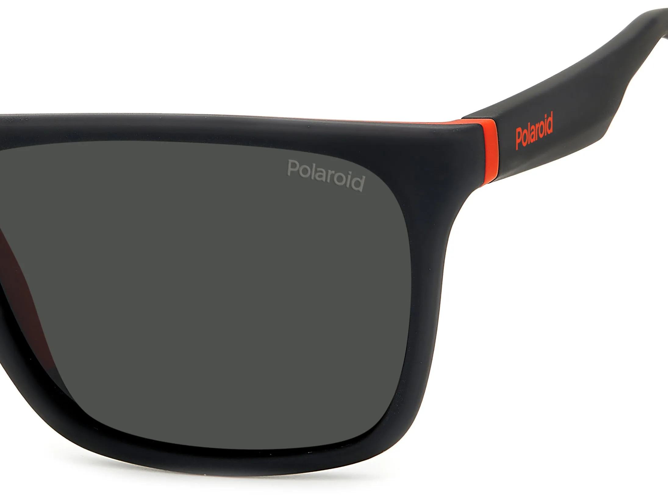 Polaroid PLD 2141/S BLX/M9 Occhiali da sole Plastica Nero-opaco Grigio Squadrata Polarizzata - immagine 4