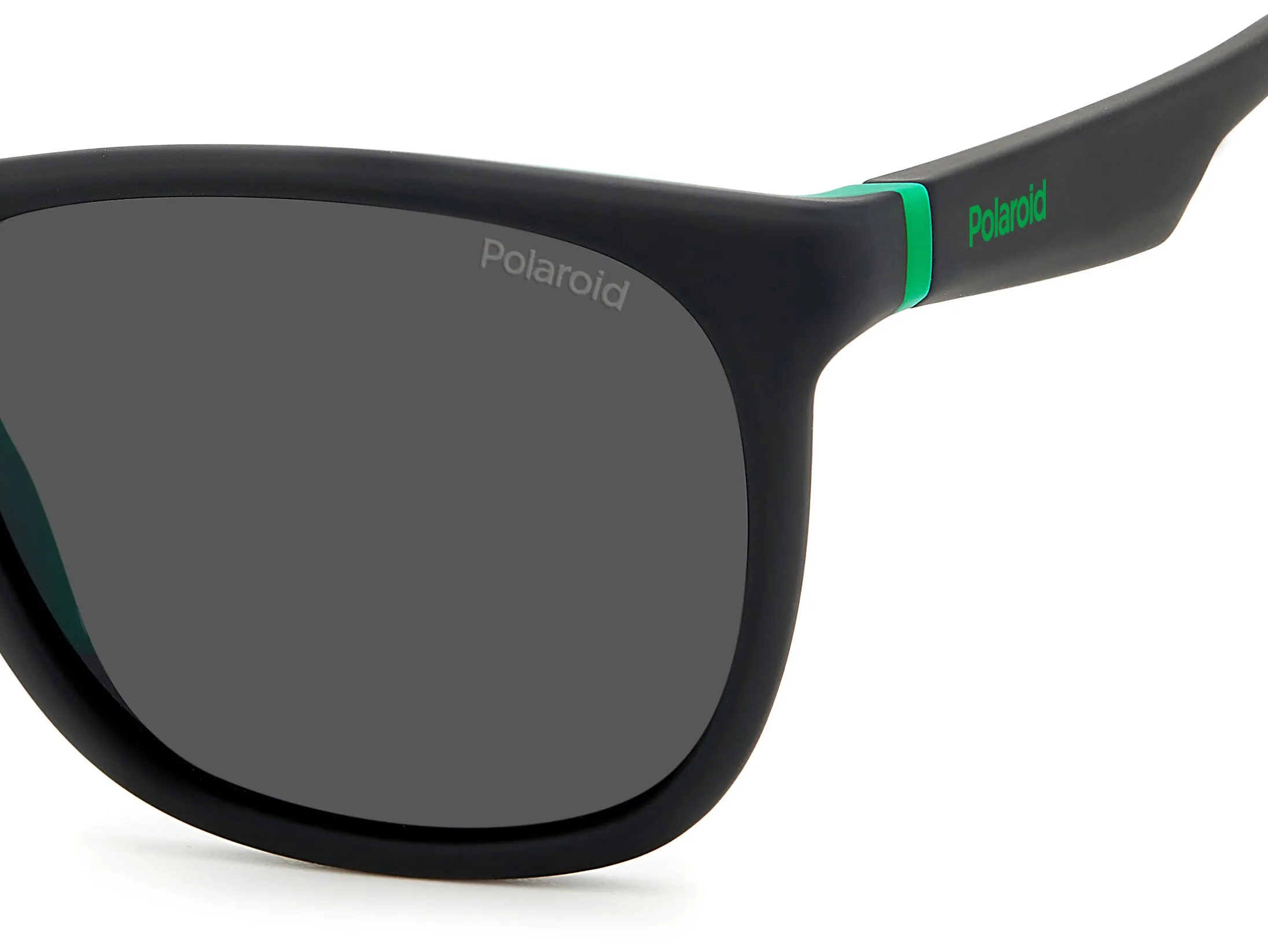 Polaroid PLD 2140/S 3OL/M9 Occhiali da sole Plastica Nero-opaco Grigio Squadrata Polarizzata - immagine 4