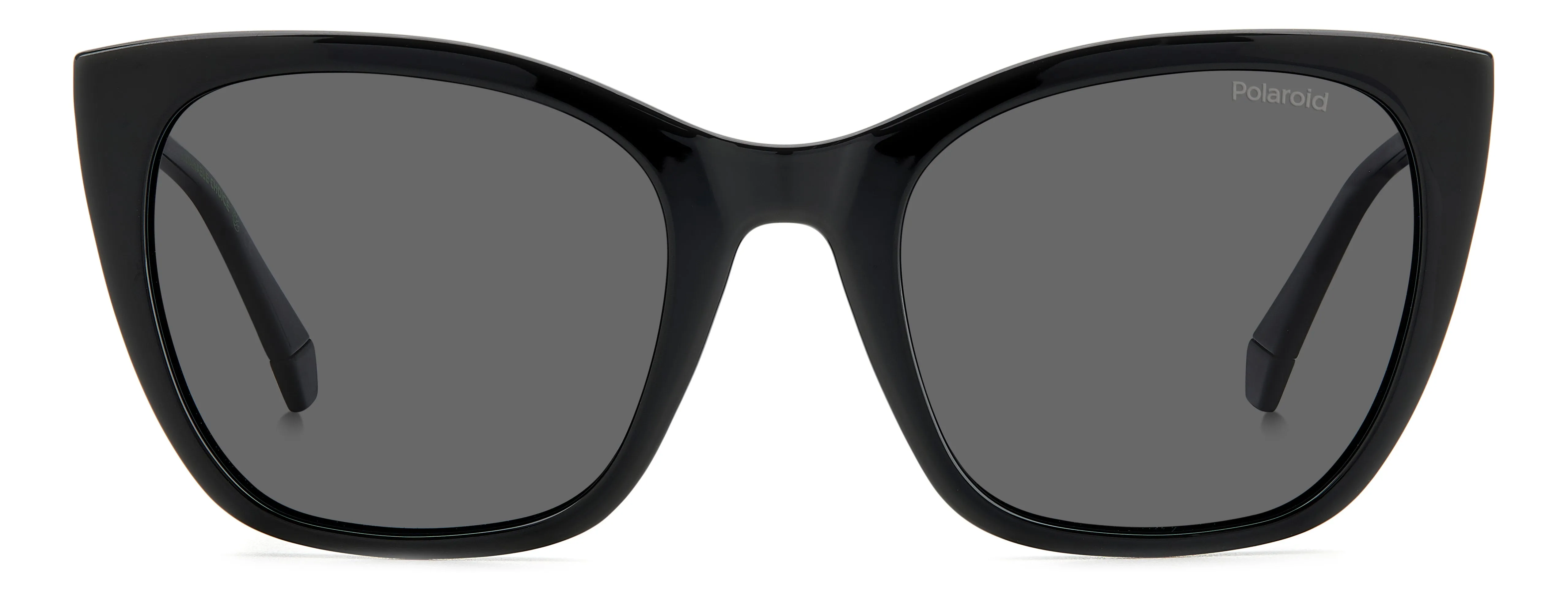 Polaroid PLD 4144/S/X 807/M9 Occhiali da sole Plastica Nero Grigio Farfalla Polarizzata - immagine 2