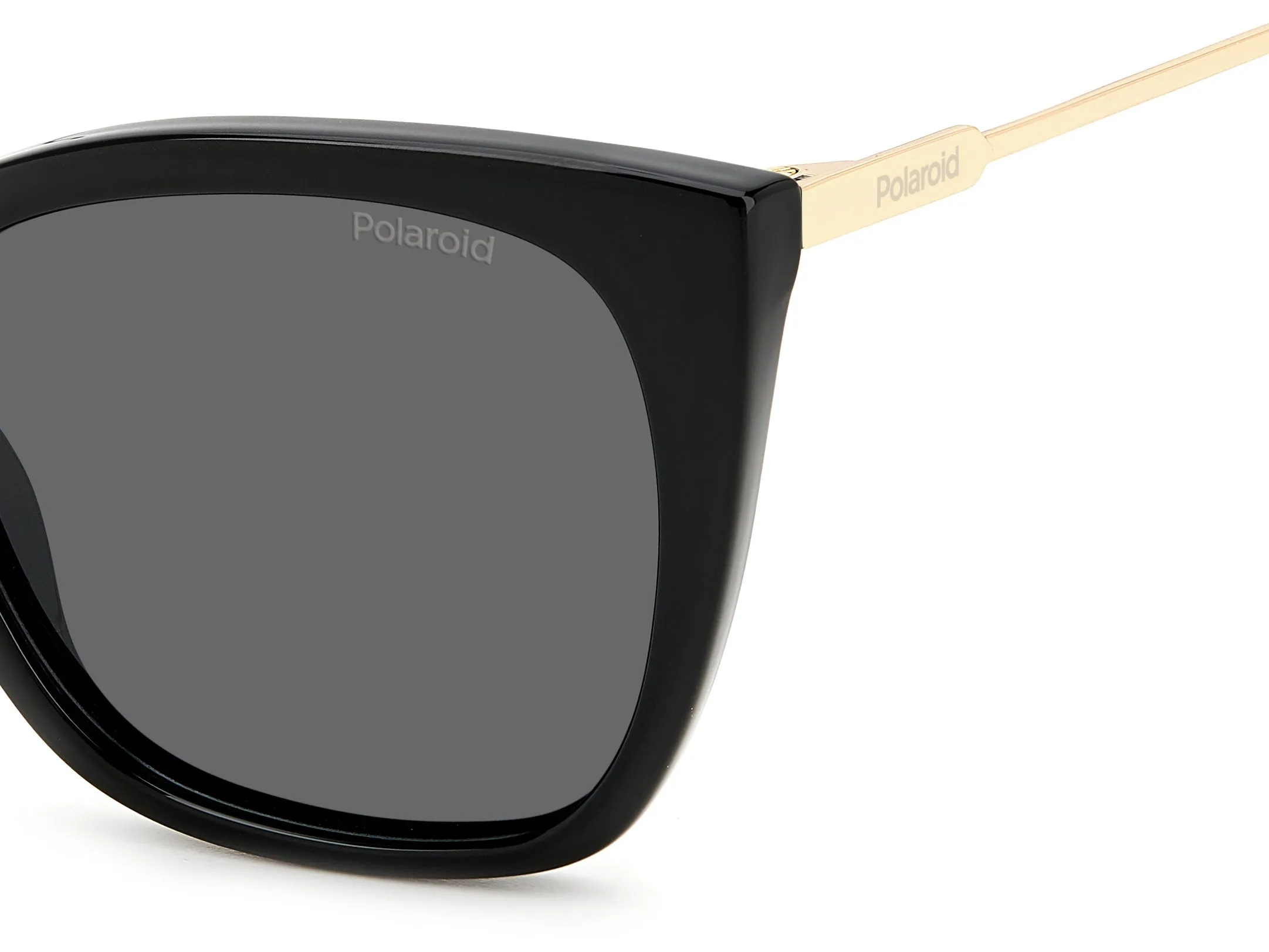 Polaroid PLD 4144/S/X 807/M9 Occhiali da sole Plastica Nero Grigio Farfalla Polarizzata - immagine 4