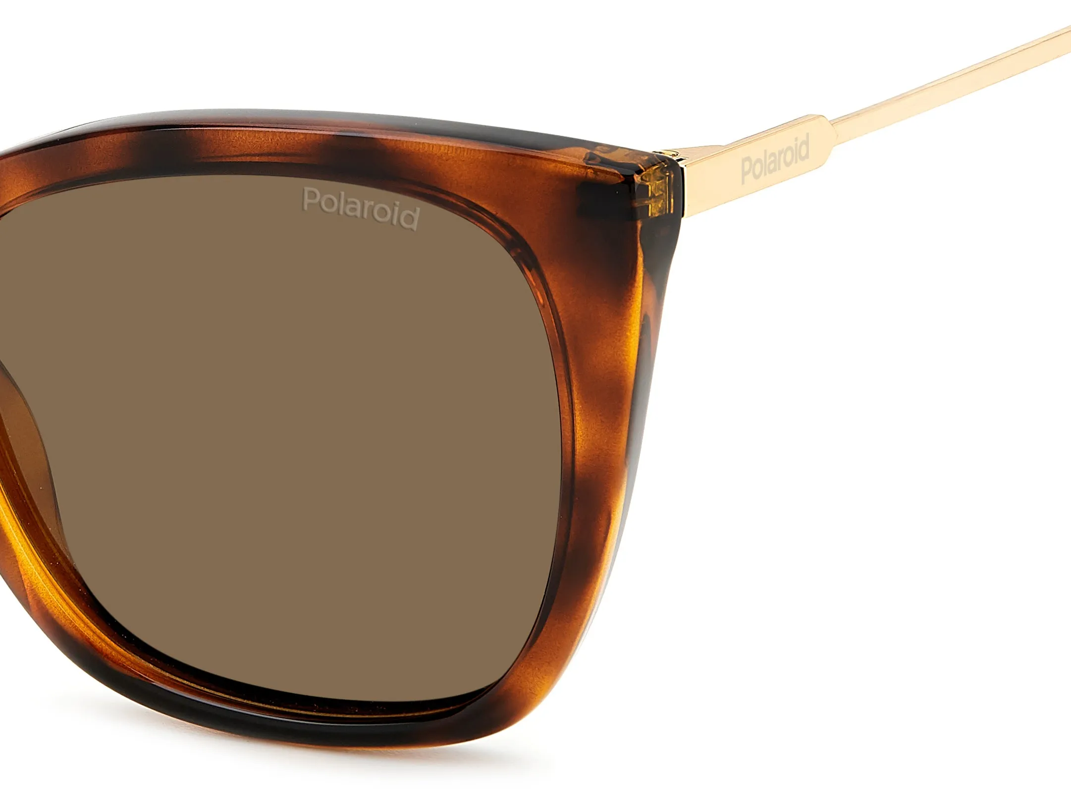 Polaroid PLD 4144/S/X 086/SP Occhiali da sole Plastica Havana Marrone Farfalla Polarizzata - immagine 4