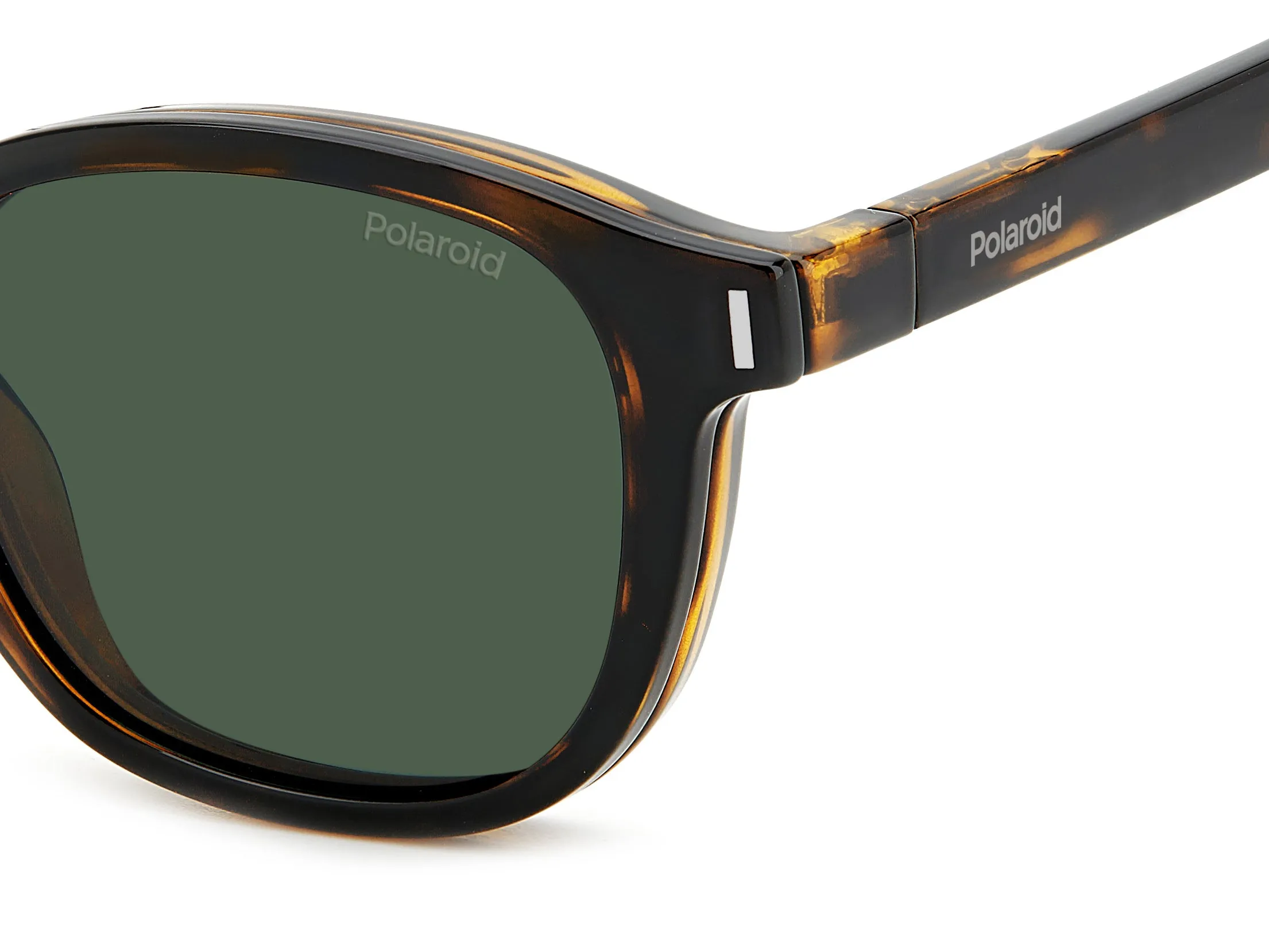 Polaroid PLD 6203/CS 086/UC Occhiali da sole Plastica Havana Verde Squadrata Polarizzata - immagine 4
