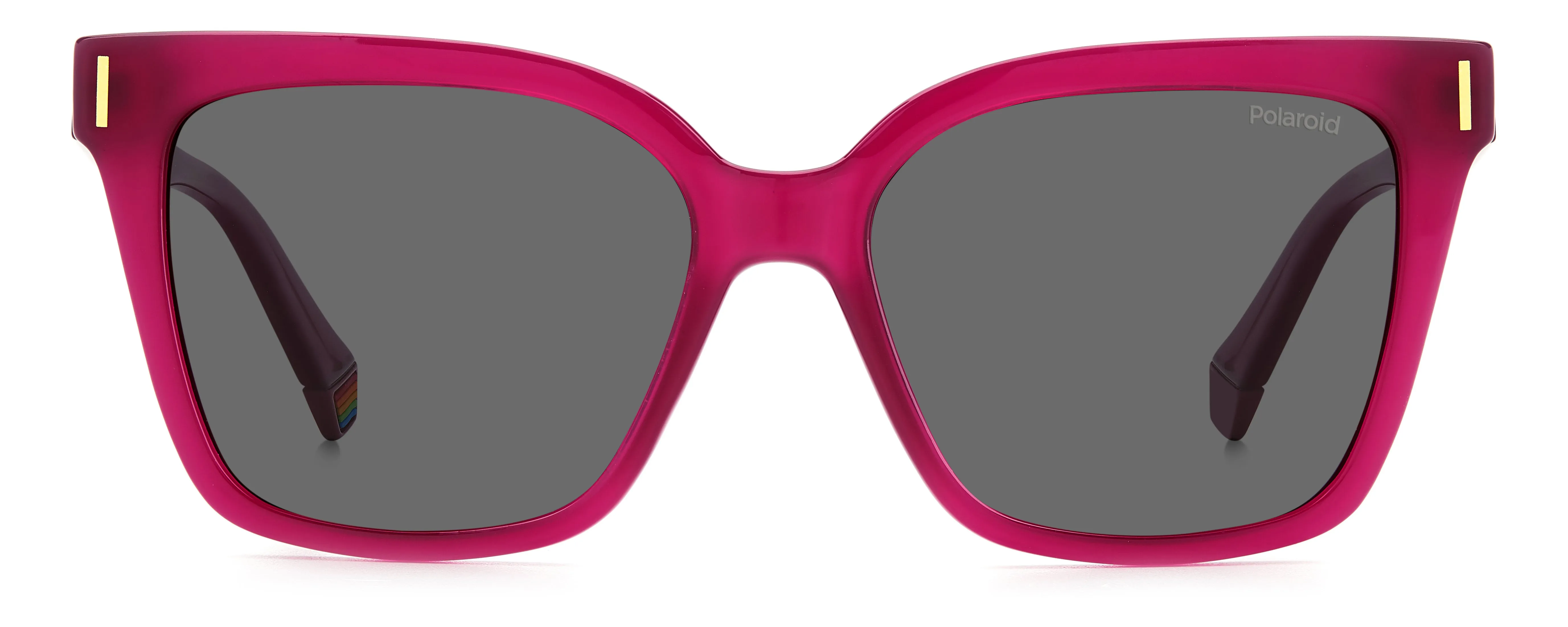 Polaroid PLD 6192/S MU1/M9 Occhiali da sole Plastica Fucsia Grigio Squadrata Polarizzata - immagine 2