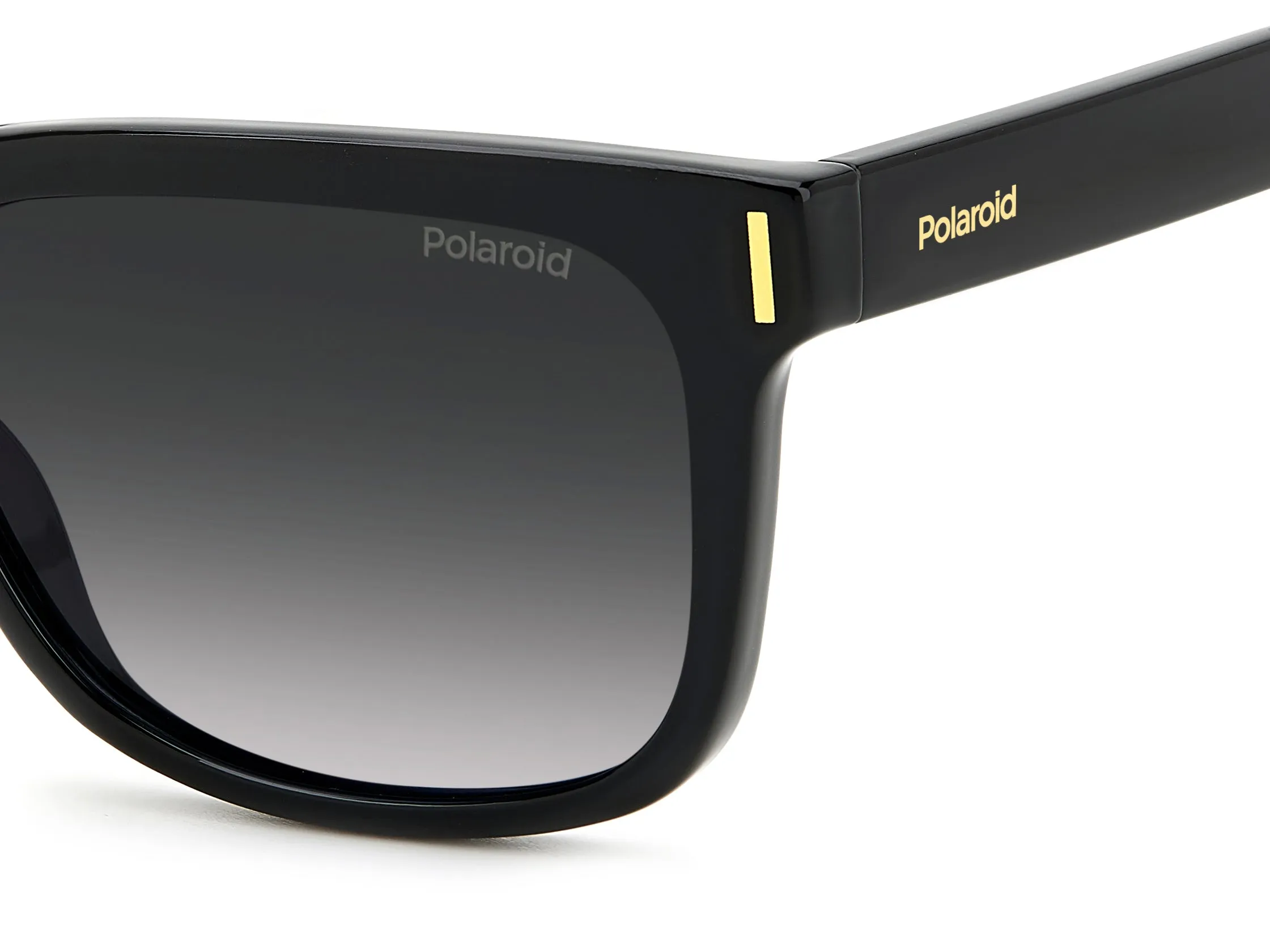 Polaroid PLD 6191/S 807/WJ Occhiali da sole Plastica Nero Grigio Squadrata Polarizzata Sfumato - immagine 4