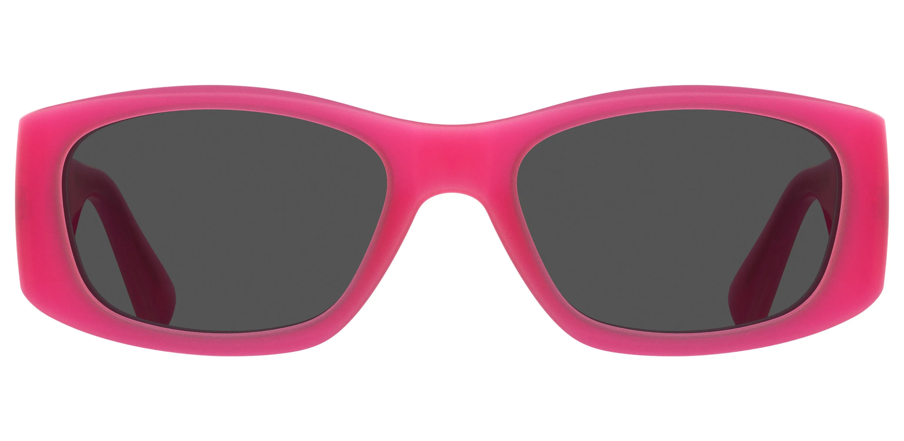 Moschino MOS145/S MU1/IR Occhiali da sole Iniettato Fucsia Grigio Squadrata Normale - immagine 2