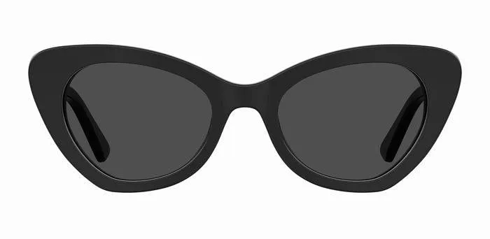 Moschino MOS147/S 807/IR Occhiali da sole Acetato Nero Grigio Cat Eye Normale - immagine 2