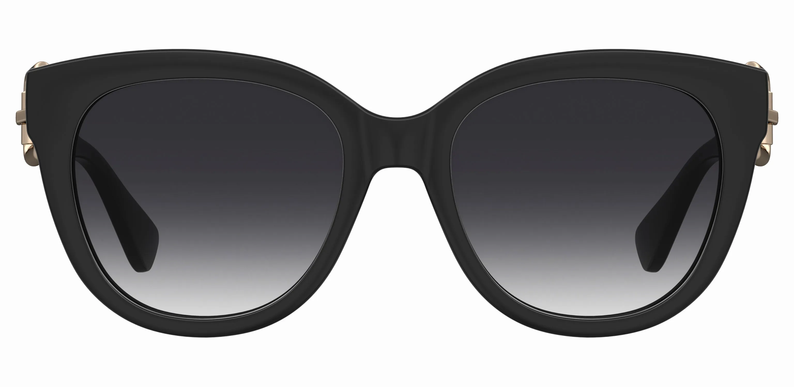 Moschino MOS143/S 807/9O Occhiali da sole Iniettato Nero Grigio Farfalla Normale Sfumato - immagine 3