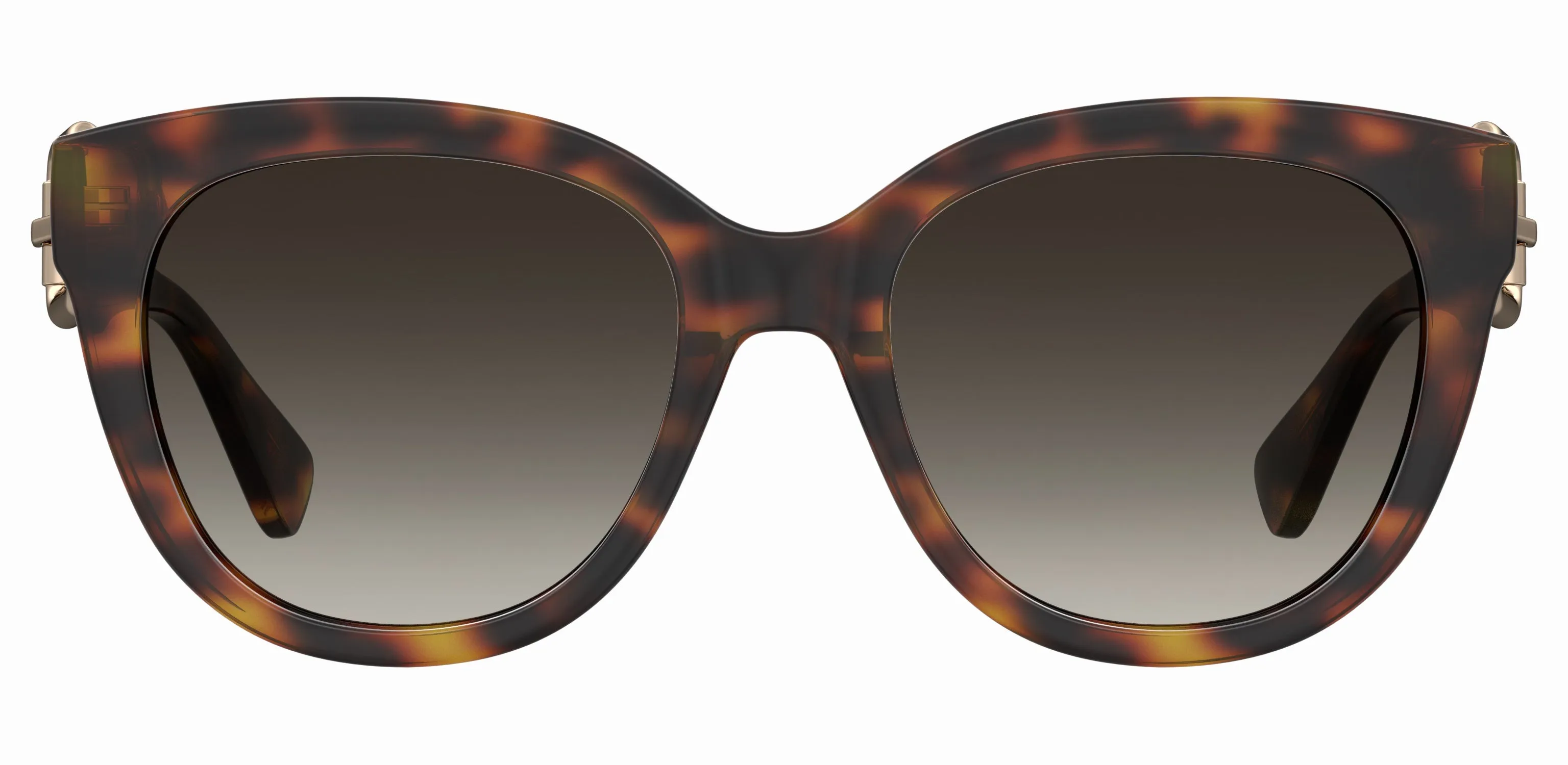 Moschino MOS143/S 05L/HA Occhiali da sole Iniettato Havana Marrone Farfalla Normale Sfumato - immagine 3