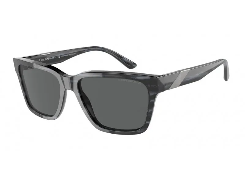 Emporio Armani EA4177 531087 Occhiali da sole Plastica Blu Grigio Squadrata Normale - immagine 1