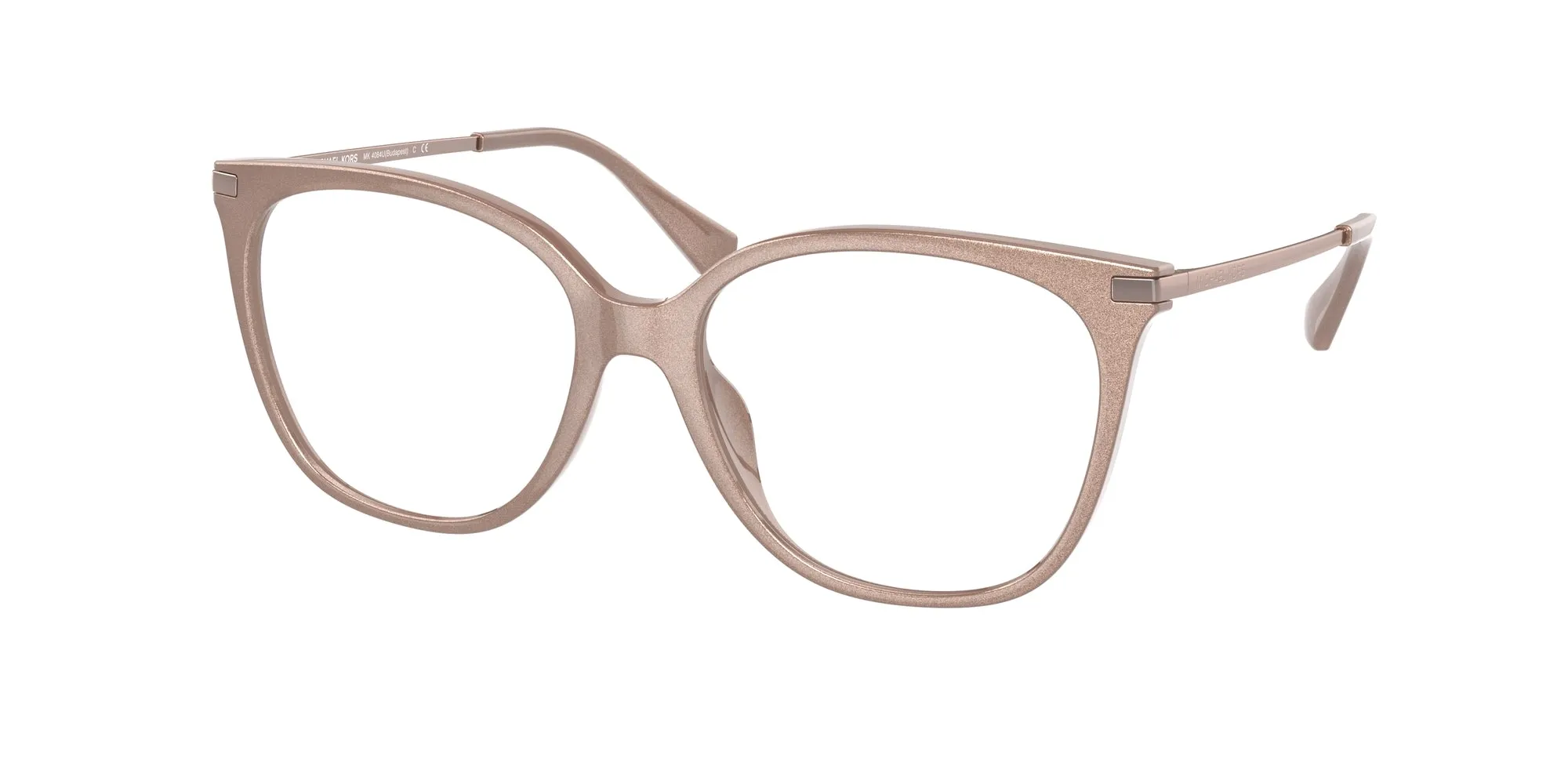 Michael Kors MK4084U BUDAPEST 3900 Montature da vista Plastica Bronzo / Rame Squadrata - immagine 1