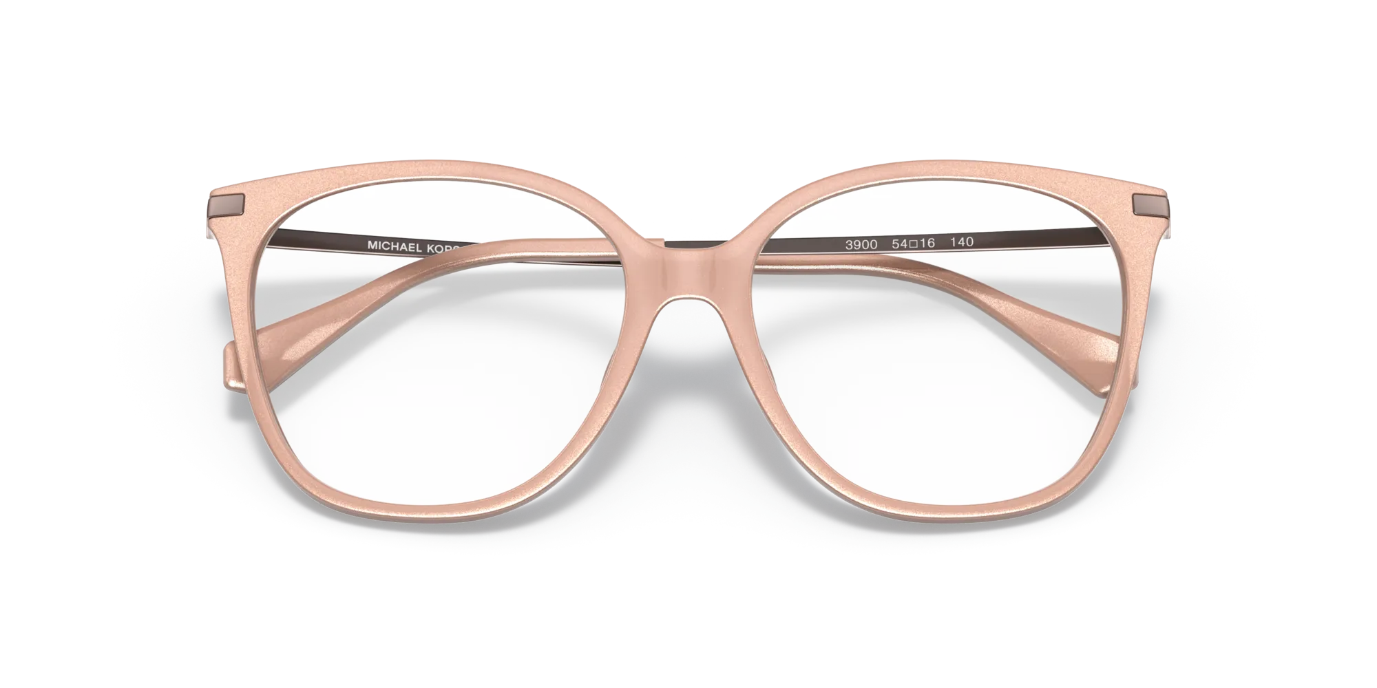 Michael Kors MK4084U BUDAPEST 3900 Montature da vista Iniettato Beige Trasparente Squadrata Normale - immagine 2