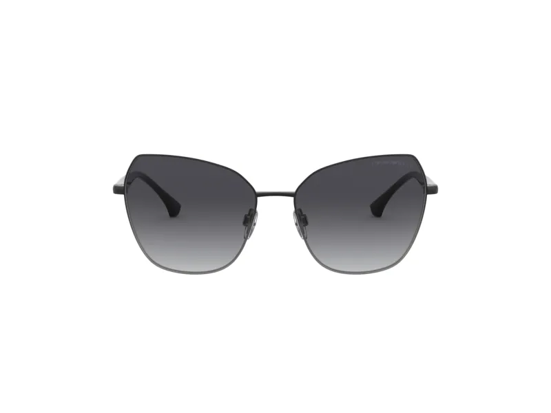 Emporio Armani EA2095 33168G Occhiali da sole Metallo Canna di fucile Grigio Cat Eye Sfumato - immagine 2