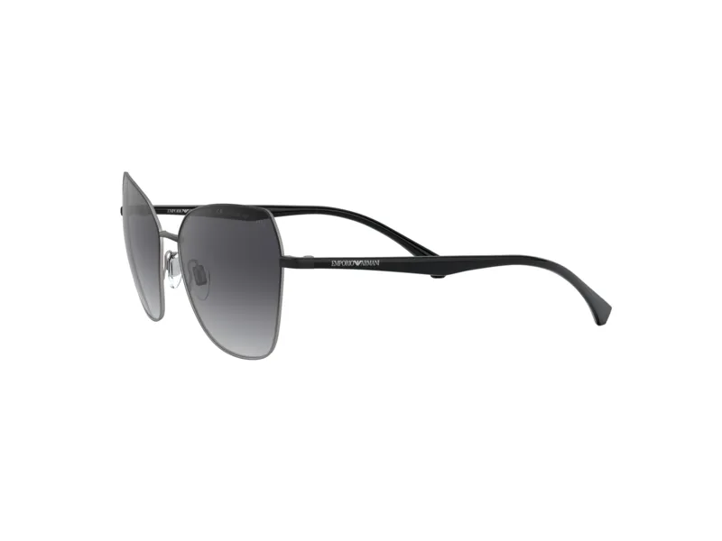 Emporio Armani EA2095 33168G Occhiali da sole Metallo Canna di fucile Grigio Cat Eye Sfumato - immagine 3