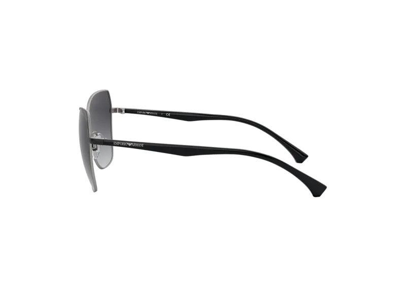 Emporio Armani EA2095 33168G Occhiali da sole Metallo Canna di fucile Grigio Cat Eye Sfumato - immagine 4