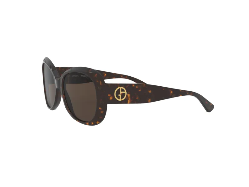 Giorgio Armani AR8132 502673 Occhiali da sole Plastica Havana Marrone Farfalla Normale - immagine 3