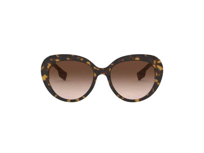 Burberry BE4298 ROSE 382713 Occhiali da sole Plastica Havana Marrone Cat Eye Normale Sfumato - immagine 2