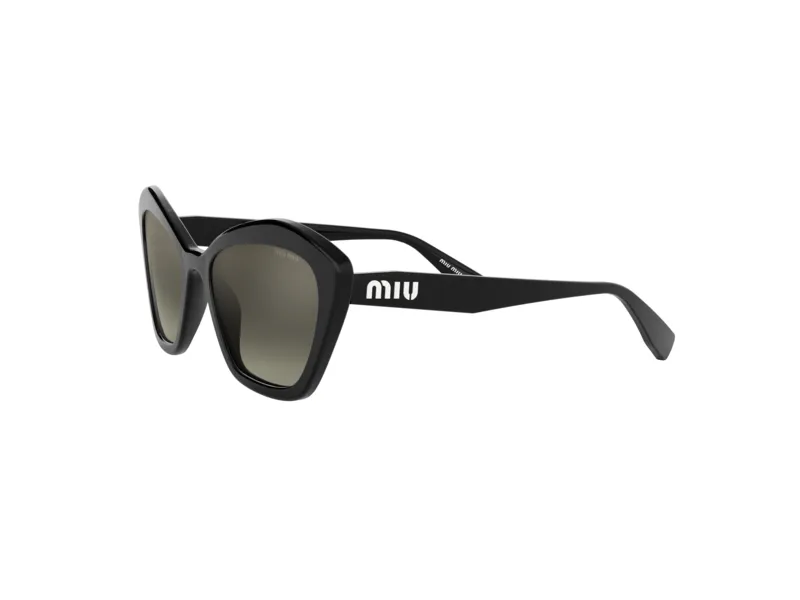 Miu Miu MU 05US CORE COLLECTION 1AB5O0 Occhiali da sole Plastica Nero Geometrica Normale - immagine 3