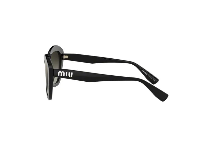 Miu Miu MU 05US CORE COLLECTION 1AB5O0 Occhiali da sole Plastica Nero Geometrica Normale - immagine 4