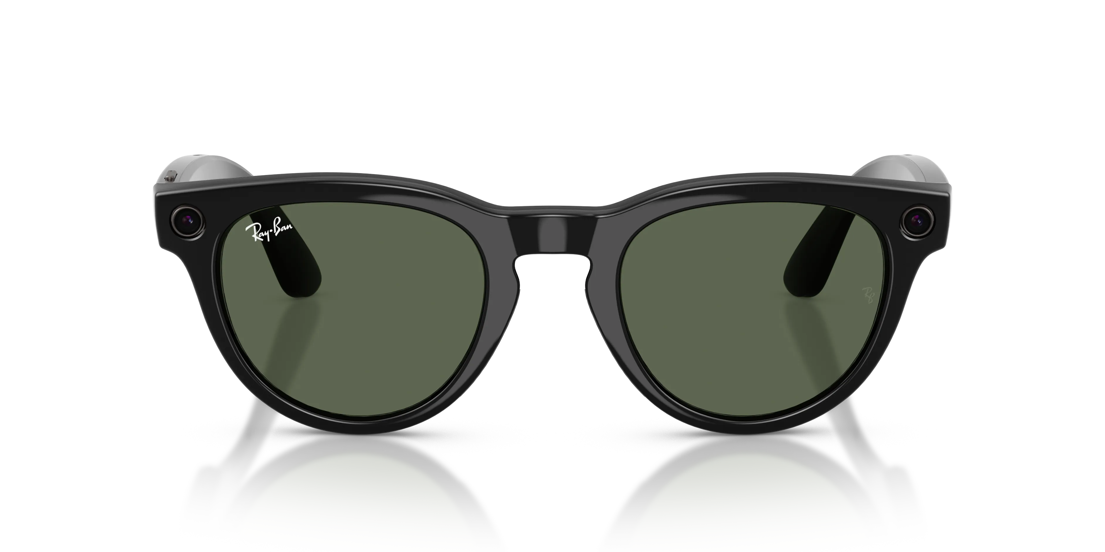 Ray - Ban RW4013F Ray-Ban Meta (Gen 2) Headliner 601/71 Smart glasses Iniettato Nero Verde G15 Pantos Normale - immagine 3