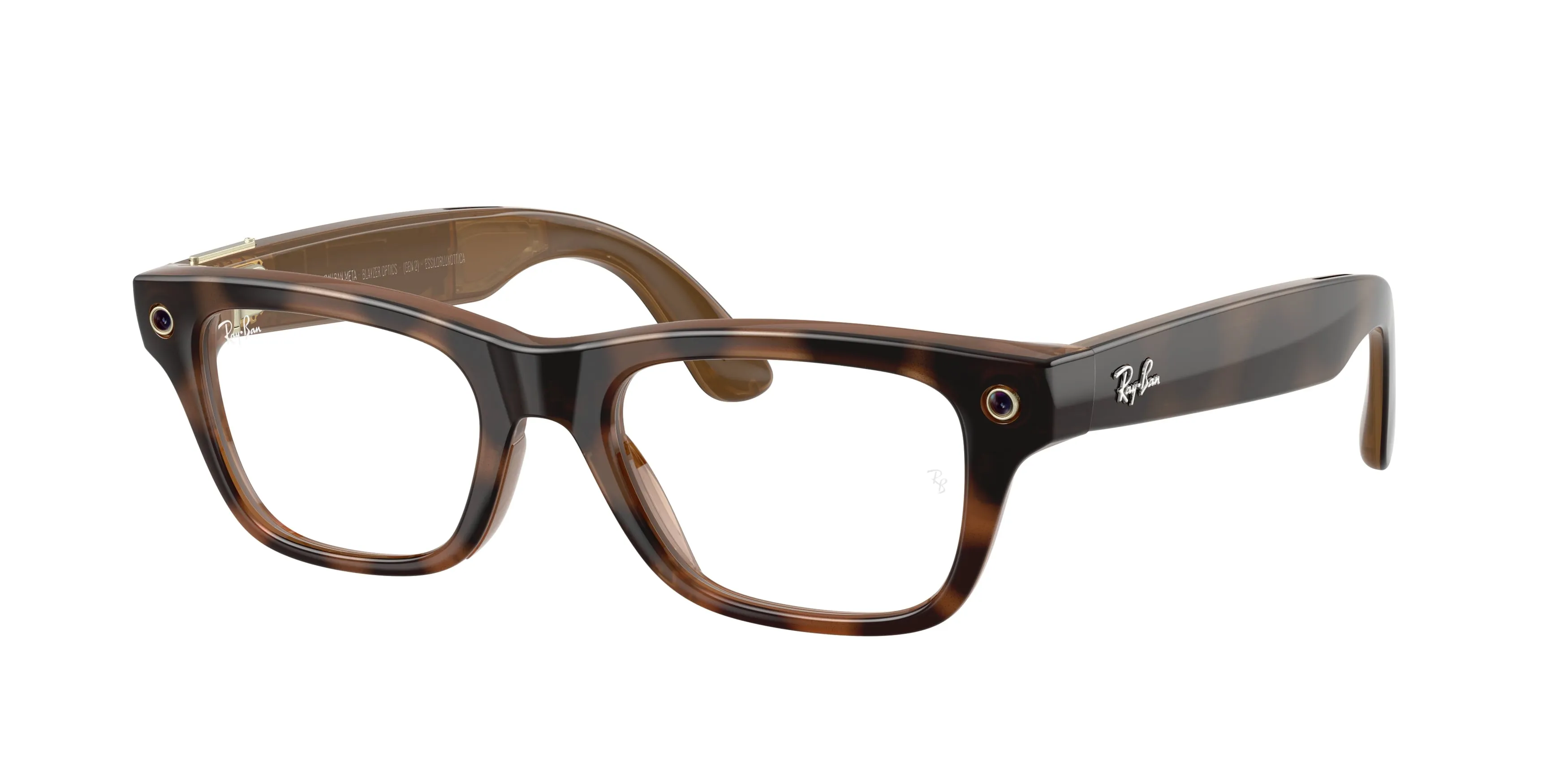 Ray - Ban RW7001 Ray-Ban Meta (Gen 2) Blayzer Optics 8528 Smart glasses Iniettato Tartaruga Trasparente Squadrata Normale - immagine 1