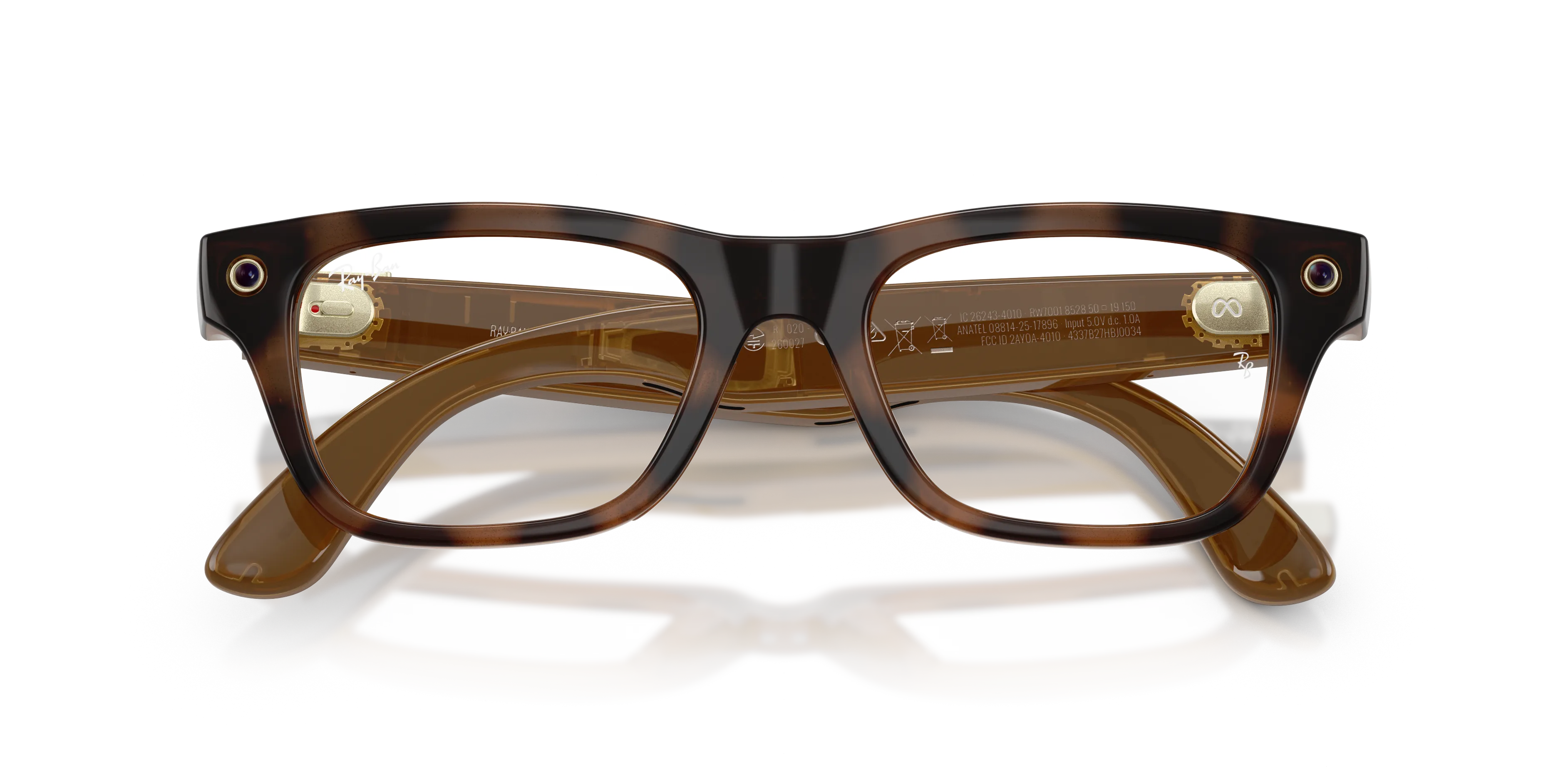 Ray - Ban RW7001 Ray-Ban Meta (Gen 2) Blayzer Optics 8528 Smart glasses Iniettato Tartaruga Trasparente Squadrata Normale - immagine 2