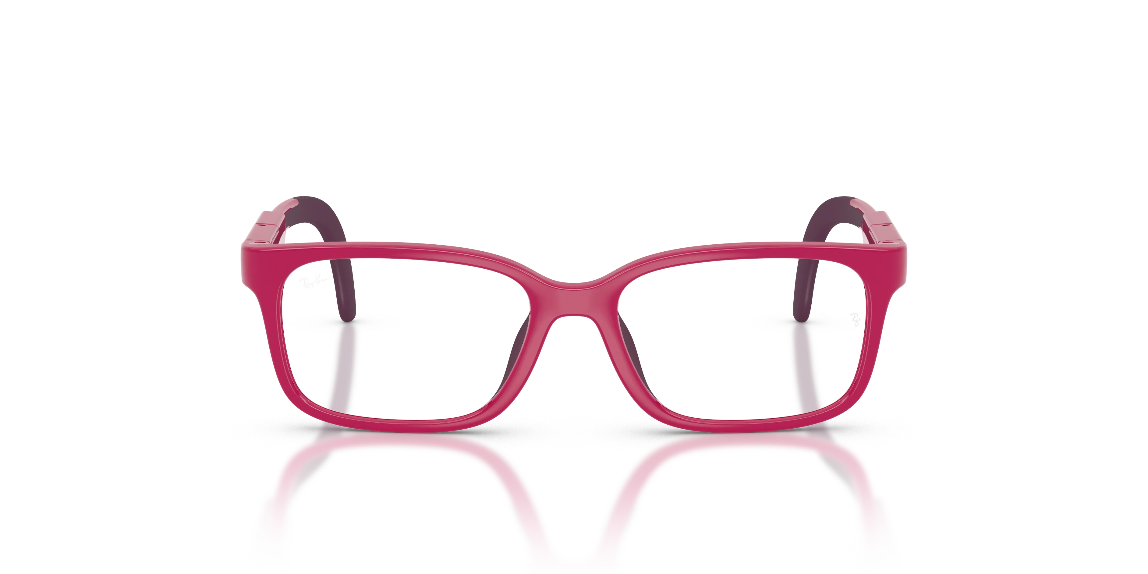 Ray - Ban RYA1980 7531 Montature da vista Iniettato Viola Trasparente Pantos Normale - immagine 3