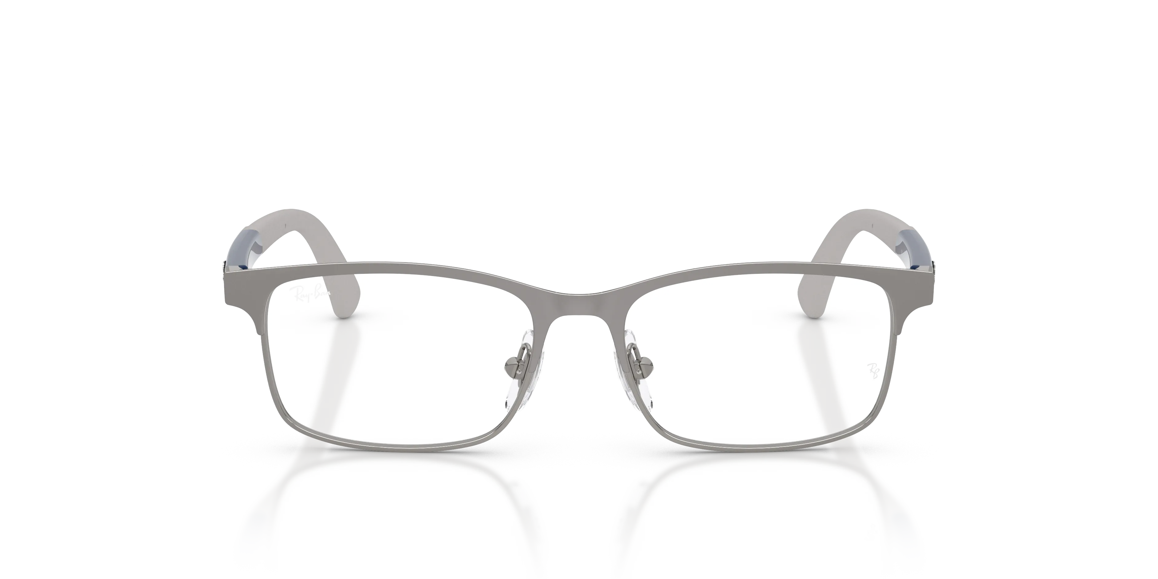 Ray - Ban RY1061 4100 Montature da vista Metallo Grigio Trasparente Squadrata Normale - immagine 3