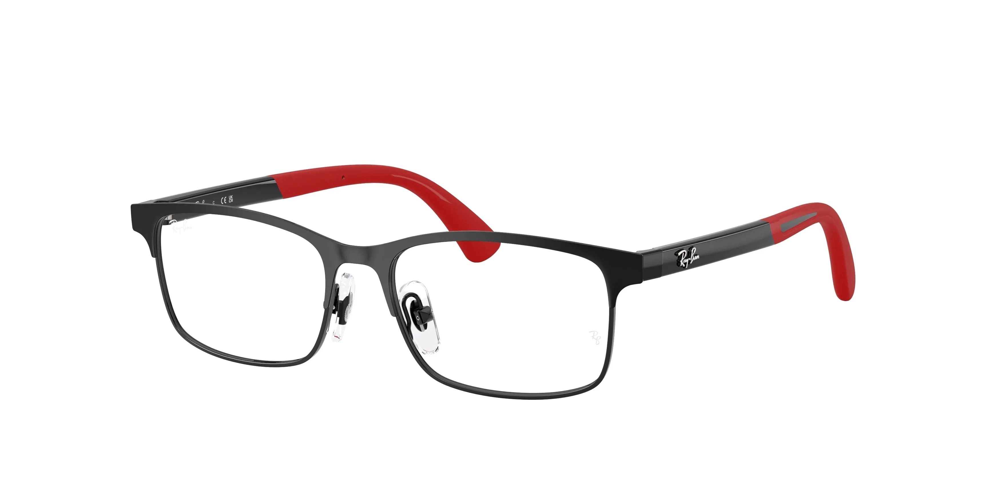 Ray - Ban RY1061 4065 Montature da vista Metallo Nero Trasparente Squadrata Normale - immagine 1