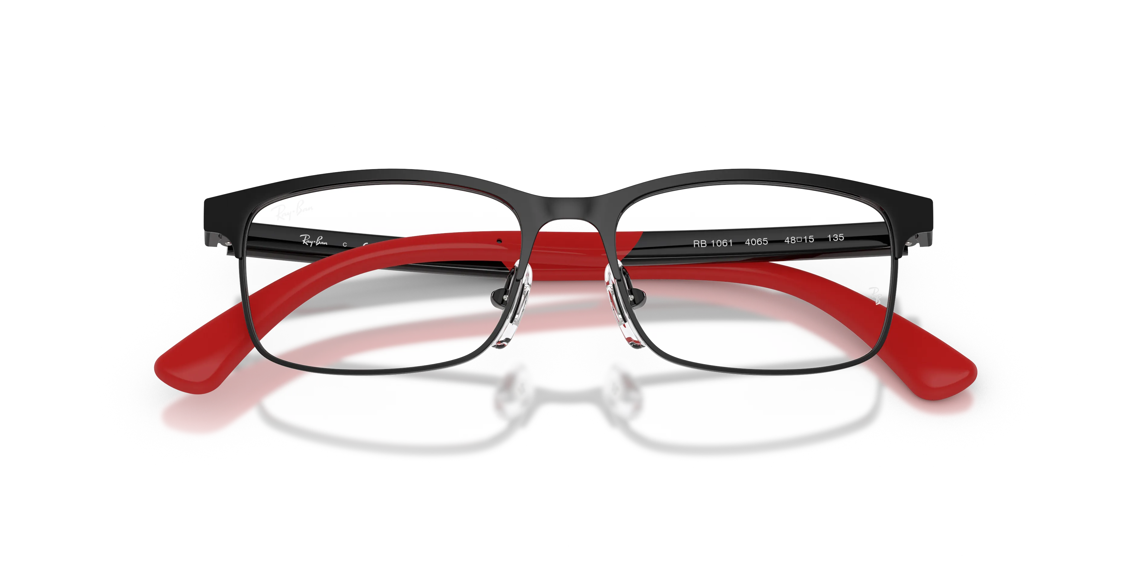 Ray - Ban RY1061 4065 Montature da vista Metallo Nero Trasparente Squadrata Normale - immagine 2