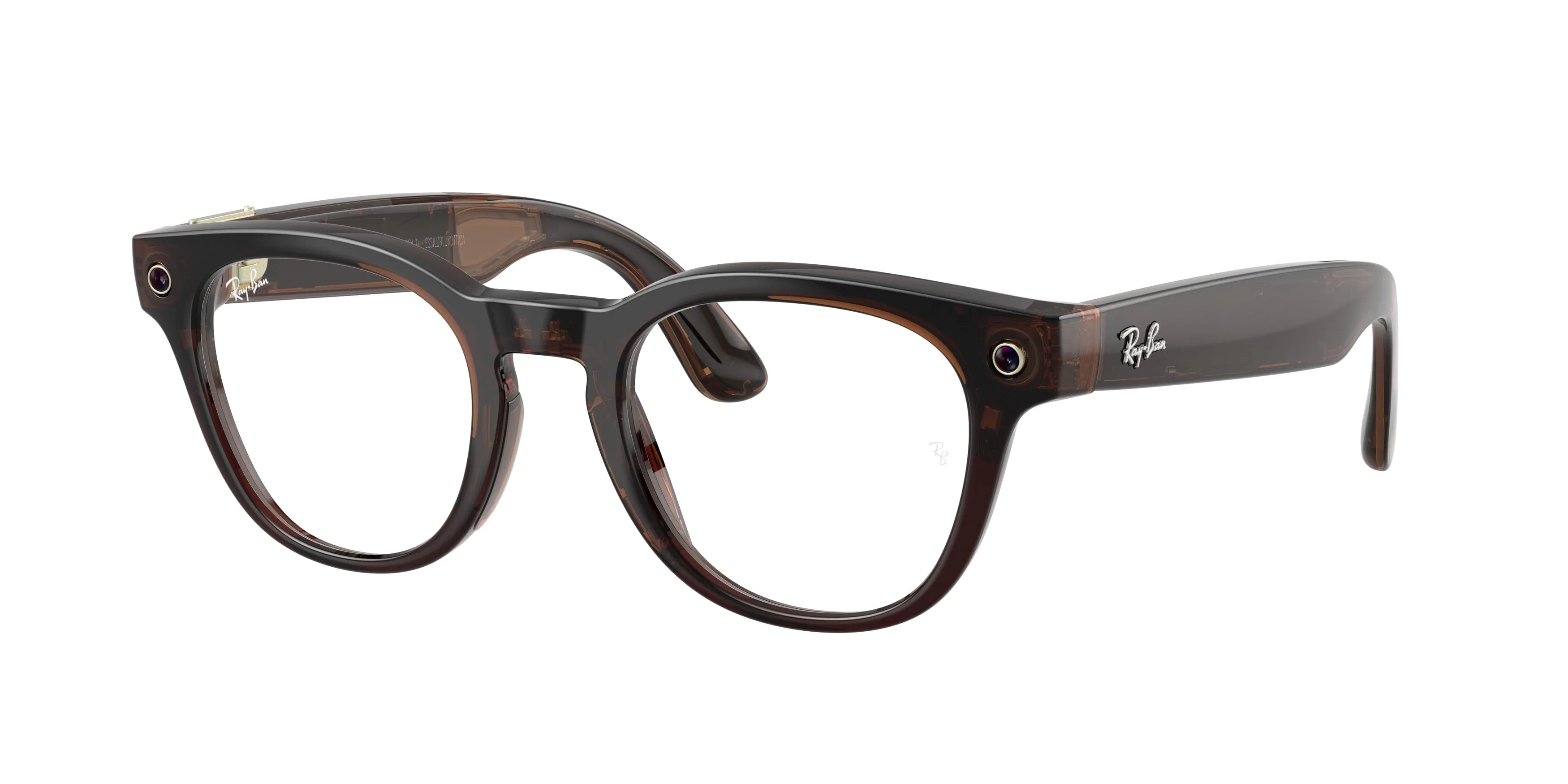 Ray - Ban RW7002 Ray-Ban Meta (Gen 2) Scriber Optics 8532 Smart glasses Iniettato Marrone Trasparente Pantos Normale - immagine 1