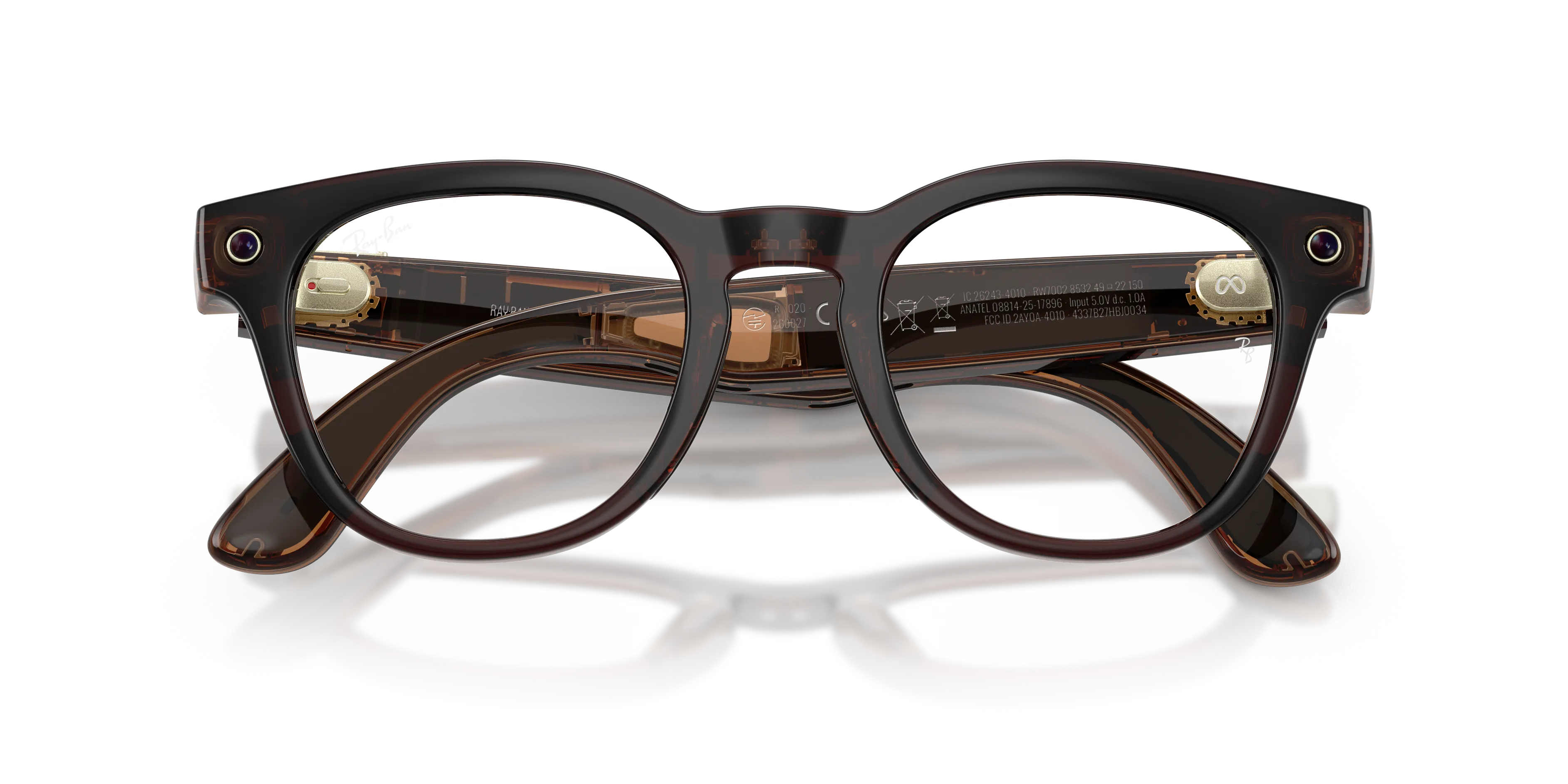 Ray - Ban RW7002 Ray-Ban Meta (Gen 2) Scriber Optics 8532 Smart glasses Iniettato Marrone Trasparente Pantos Normale - immagine 2