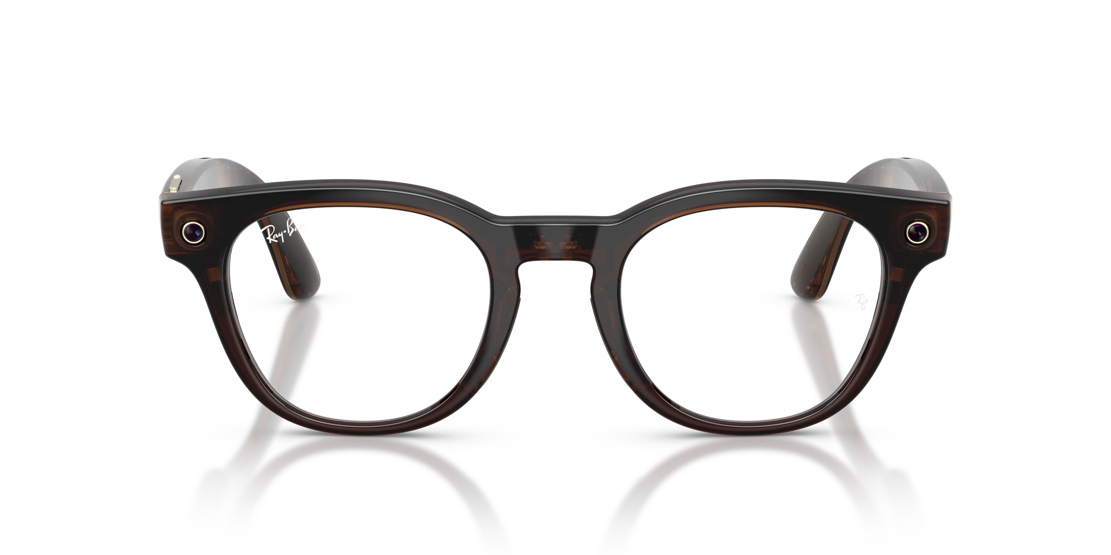 Ray - Ban RW7002 Ray-Ban Meta (Gen 2) Scriber Optics 8532 Smart glasses Iniettato Marrone Trasparente Pantos Normale - immagine 3