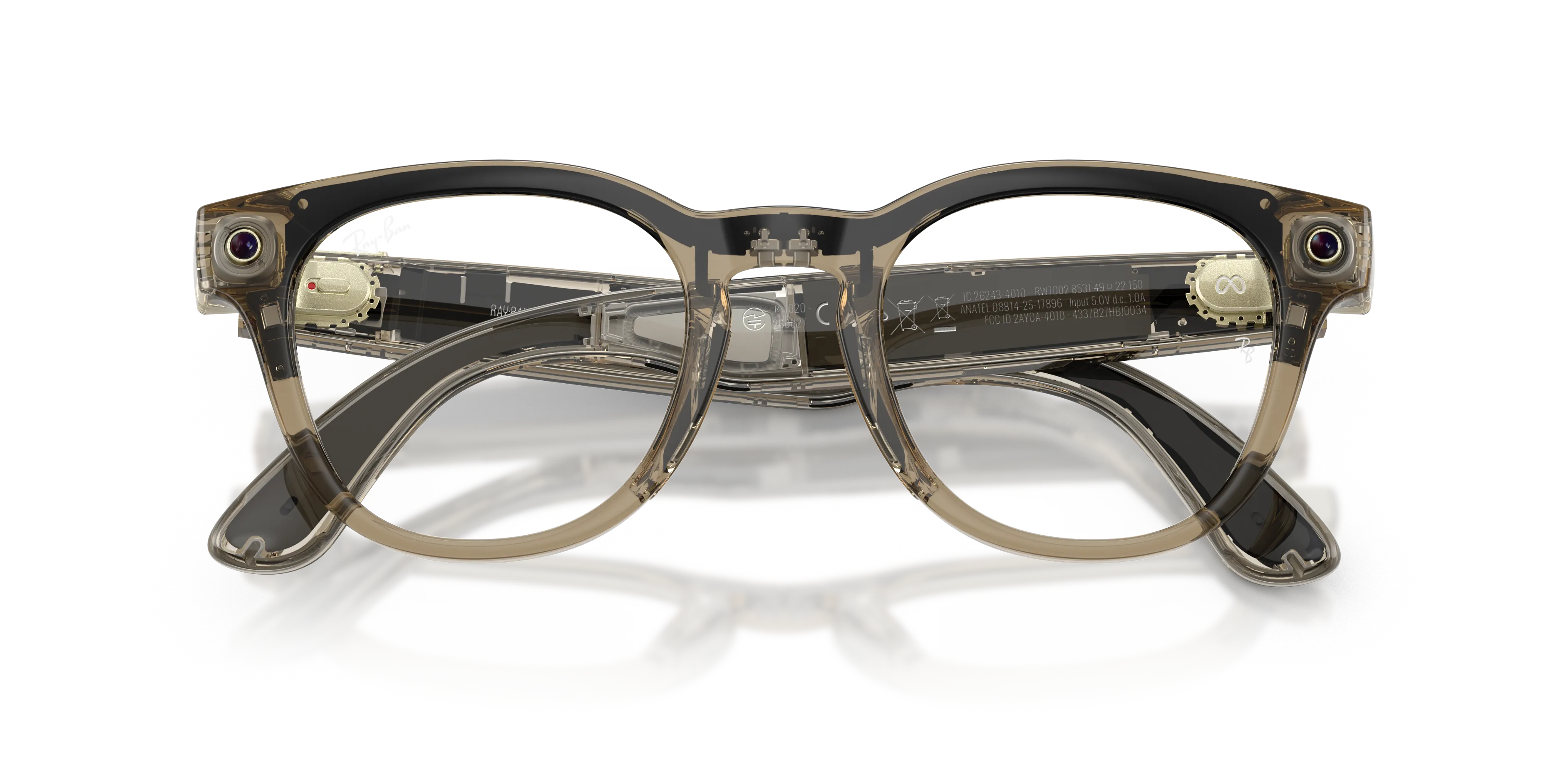 Ray - Ban RW7002 Ray-Ban Meta (Gen 2) Scriber Optics 8531 Smart glasses Iniettato Beige Trasparente Pantos Normale - immagine 2