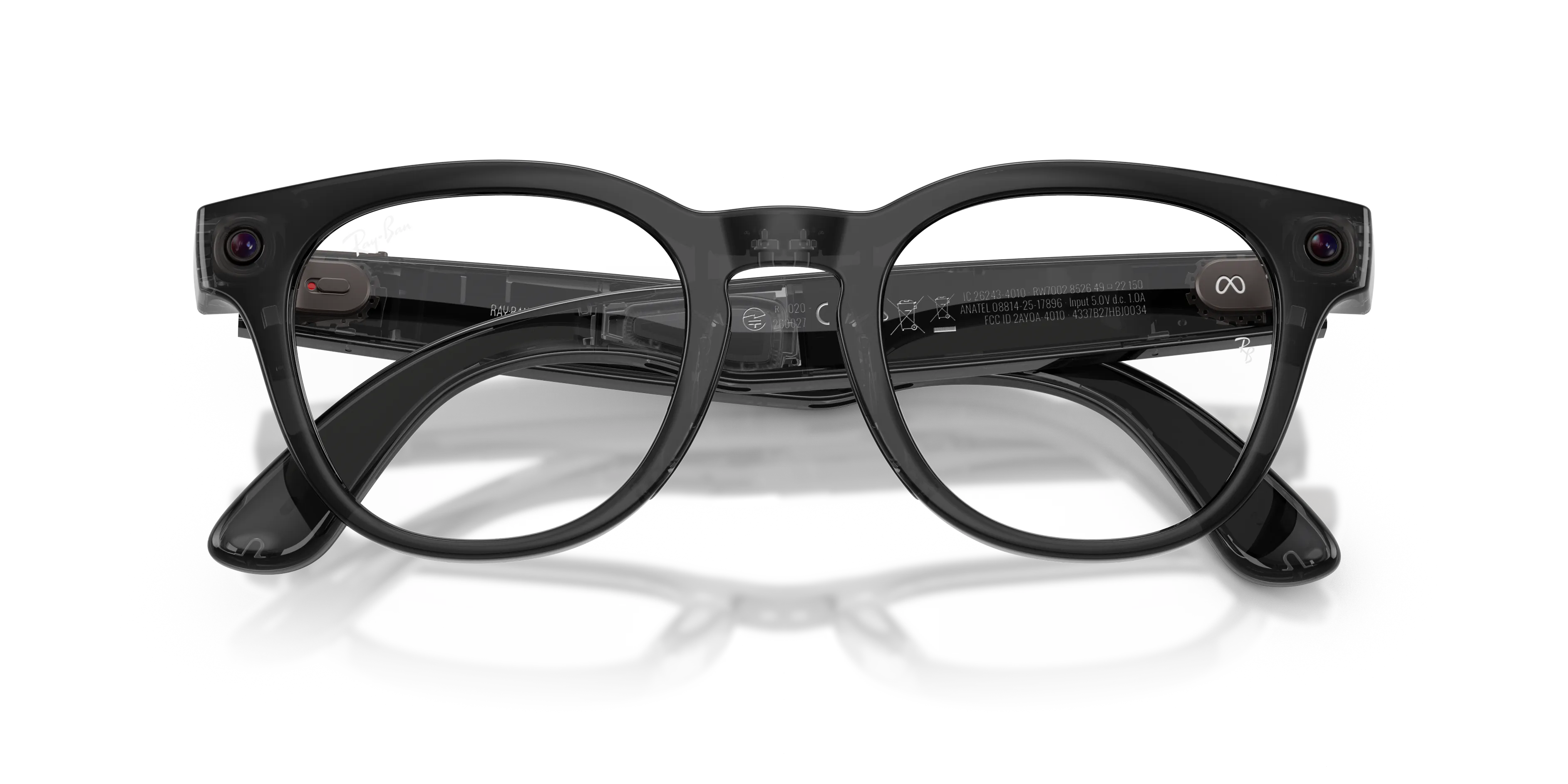 Ray - Ban RW7002 Ray-Ban Meta (Gen 2) Scriber Optics 8526 Smart glasses Iniettato Nero Trasparente Pantos Normale - immagine 2