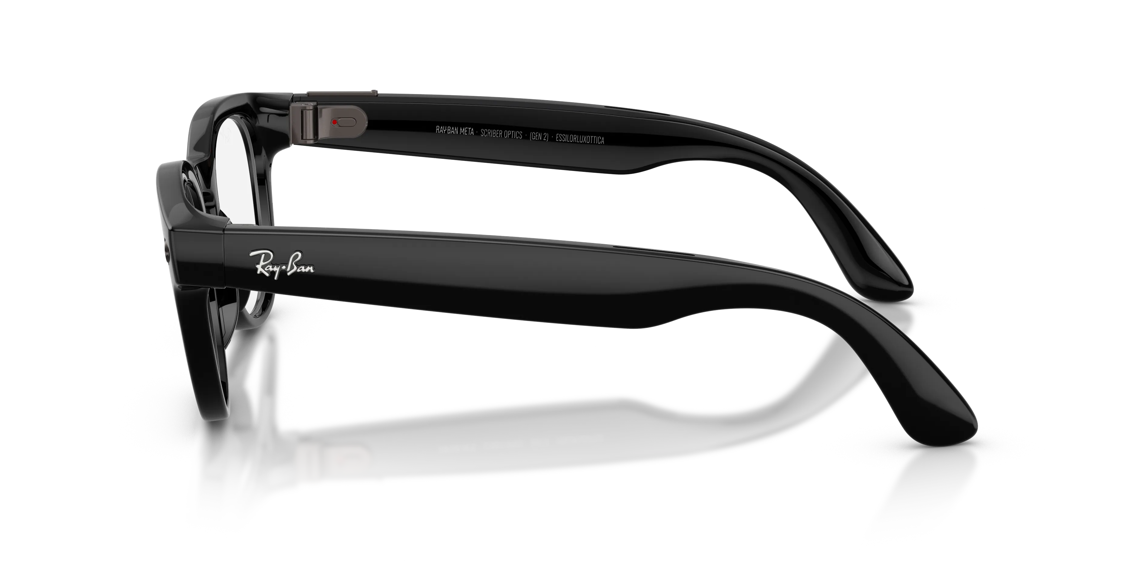 Ray - Ban RW7002 Ray-Ban Meta (Gen 2) Scriber Optics 2000 Smart glasses Iniettato Nero Trasparente Pantos Normale - immagine 4