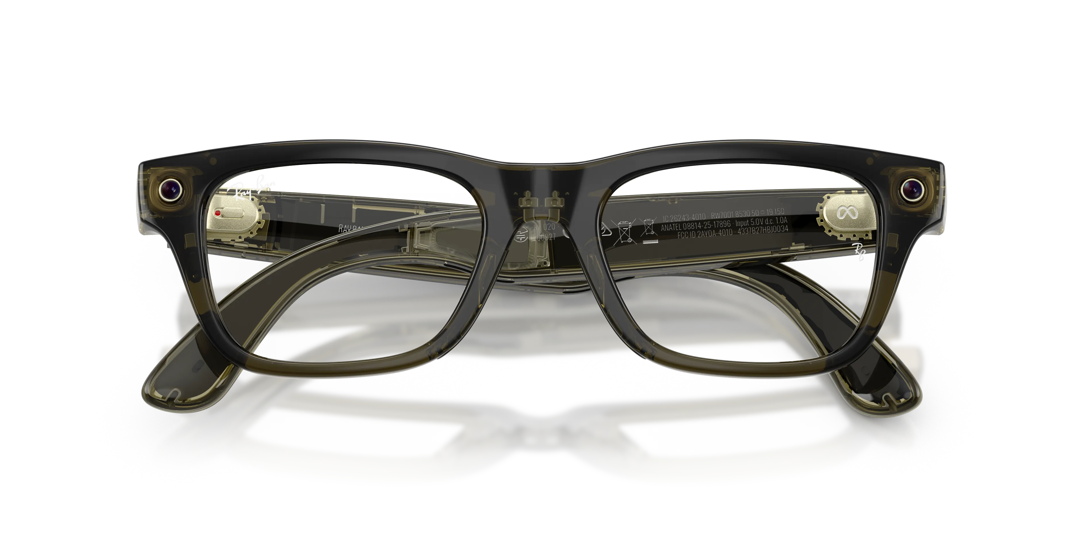 Ray - Ban RW7001 Ray-Ban Meta (Gen 2) Blayzer Optics 8530 Smart glasses Iniettato Verde Trasparente Squadrata Normale - immagine 2